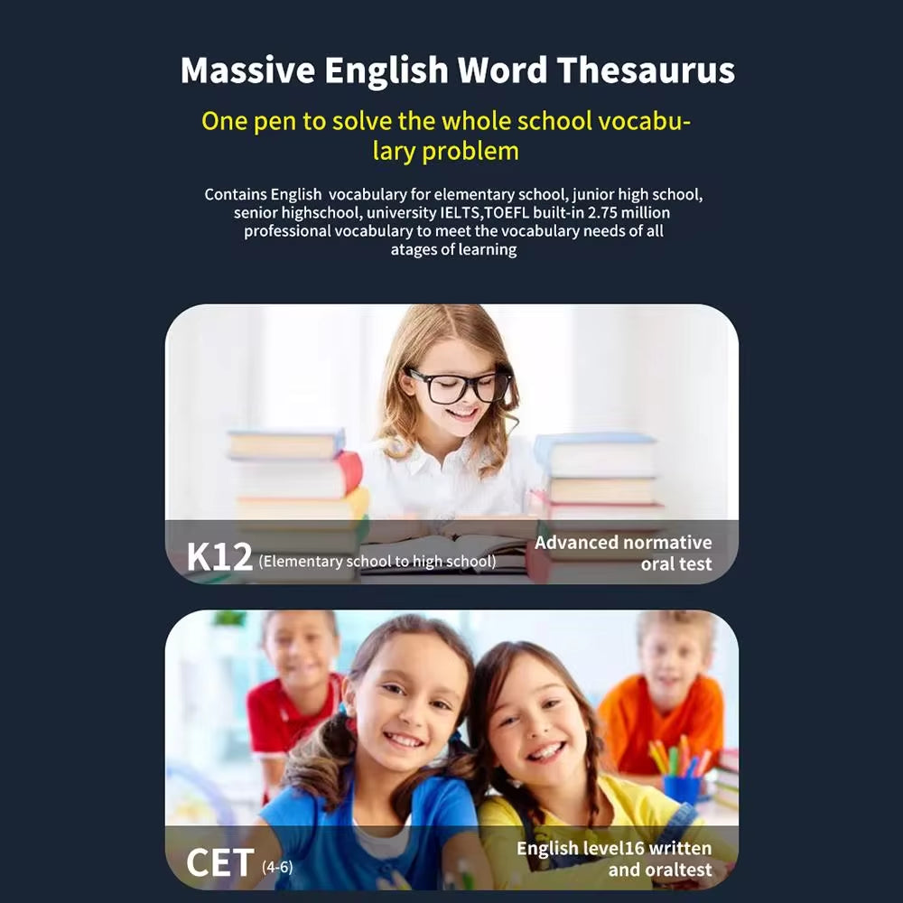 Revolutionary Smart Offline Translation Pen - Your Ultimate Language Companion for 123 Languages!