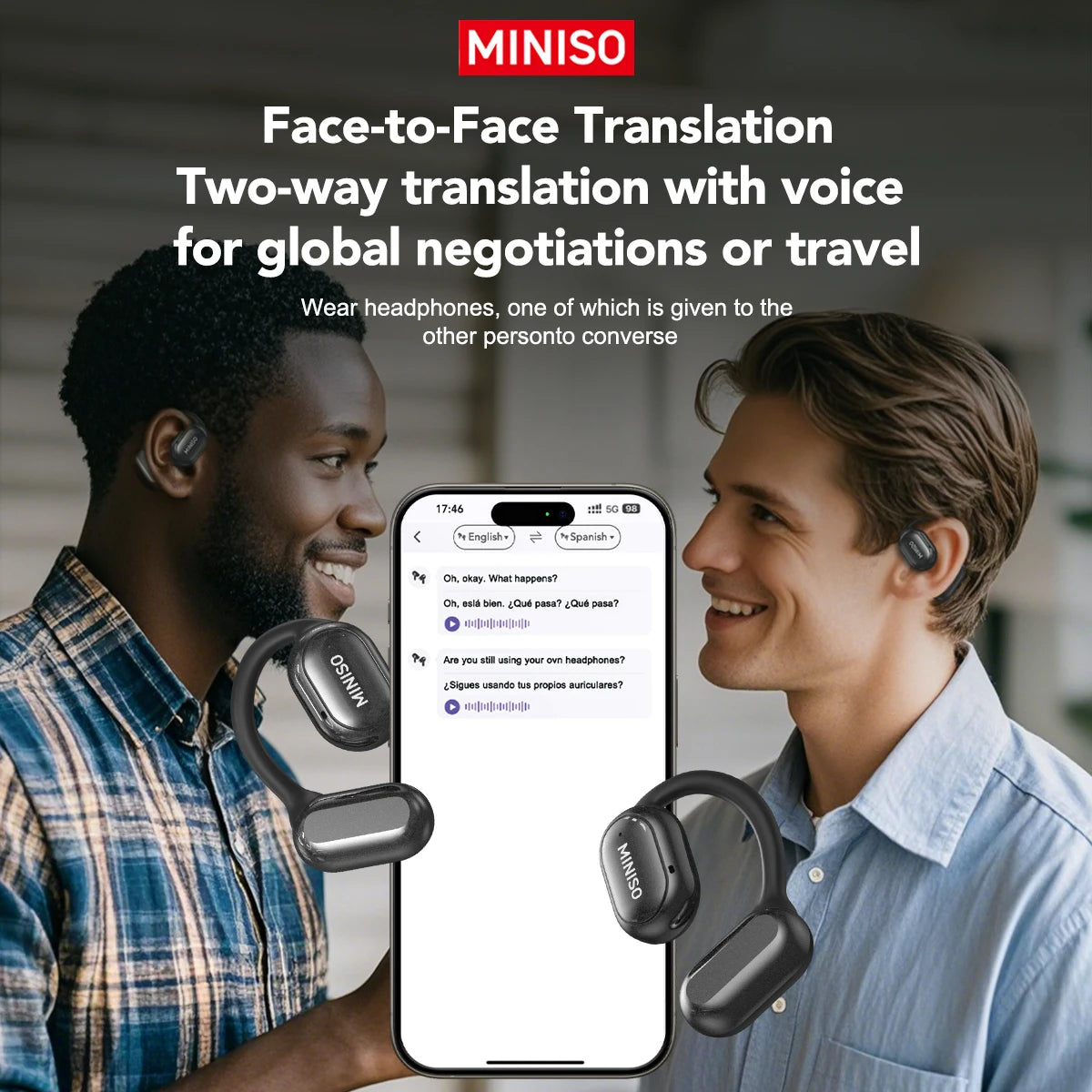Experience Seamless Communication with X30 Bluetooth Wireless Headphones - Your Ultimate Travel Companion for Real-Time Translation and Superior Sound Quality
