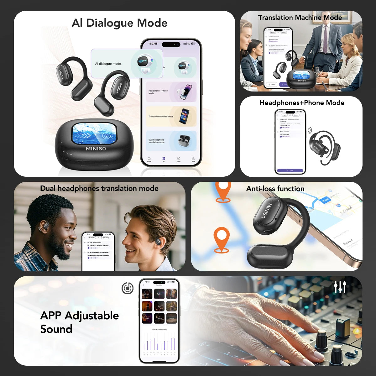 Experience Seamless Communication with X30 Bluetooth Wireless Headphones - Your Ultimate Travel Companion for Real-Time Translation and Superior Sound Quality